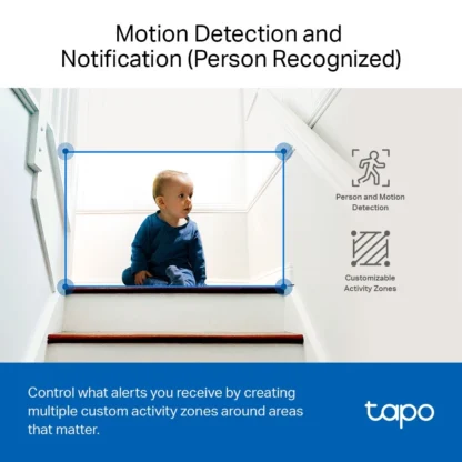 cámara Tapo C100 Seguridad Full HD con visión nocturna avanzada y detección de movimiento. - Imagen 7