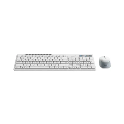 Teclado Genius + Mouse Slimstar 8230 Wireless/Bluetooth Multimedia Sp White (31340015401) - Imagen 2
