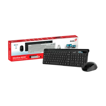 Teclado Genius + Mouse Slimstar 8230 Wireless/Bluetooth Multimedia Sp Black (31340015407) - Imagen 3