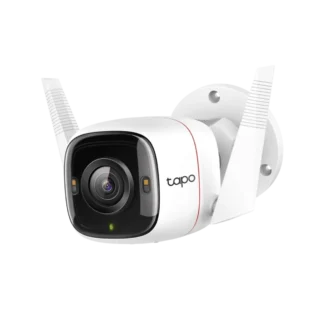 Cámara de Seguridad Exterior TAPO C320WS 2K QHD - Visión Nocturna en Color, Detección de Movimiento y Audio Bidireccional