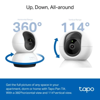 Tapo C220: Cámara WiFi 360° con IA y Visión Nocturna - Imagen 7